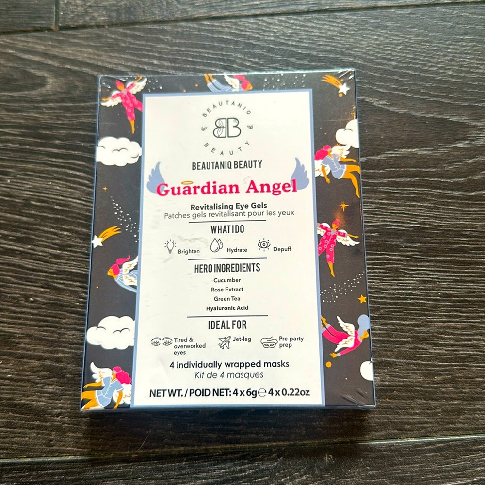 Guardian Angel Revitalizing Eye Gel Patches 4 Individually Wrapped Masks NIB